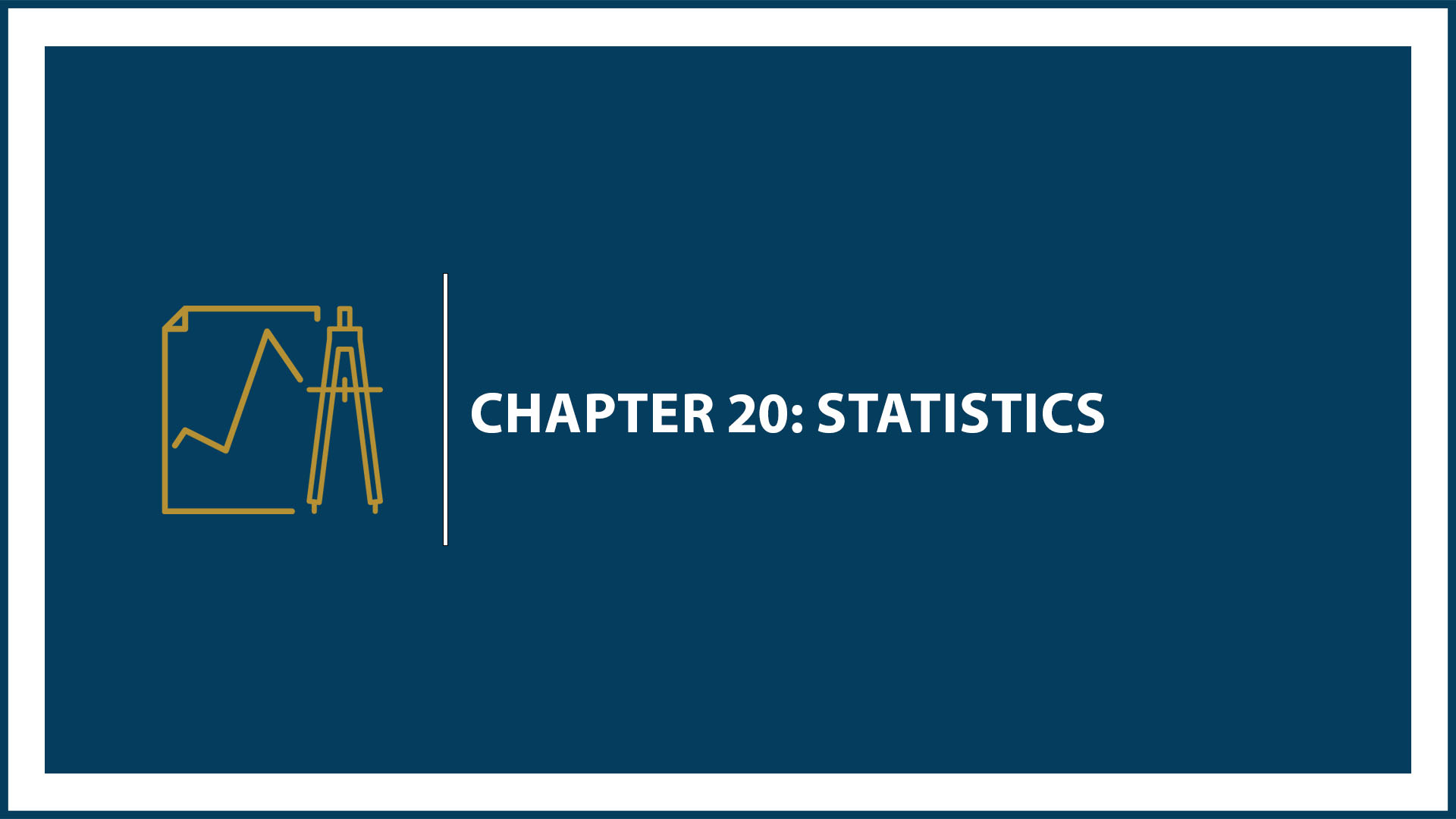 Chapter 20: Statistics